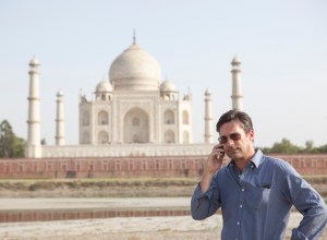 Hamm's agent Bernstein on his subcontinental talent search.John Johnson/Disney Ent.