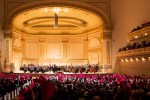 Seattle supporters show their colors during the SSO’s Carnegie Hall performance.
