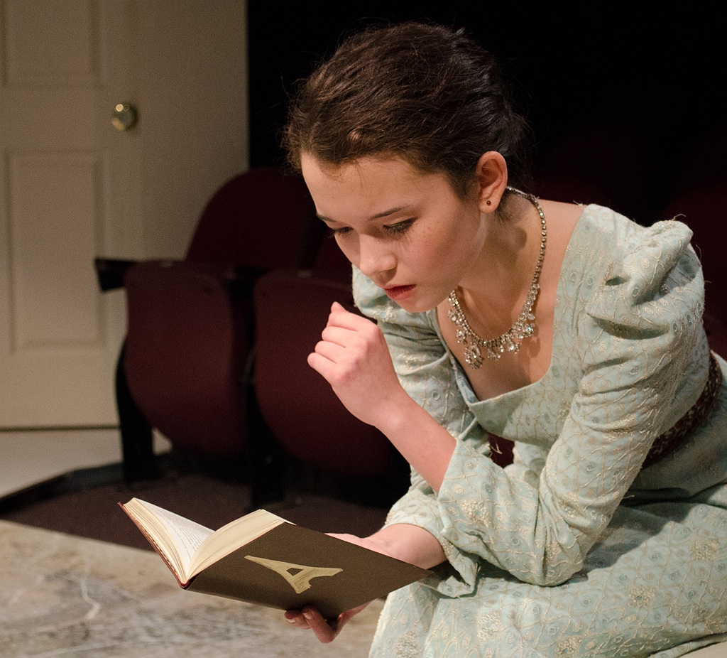 Mar as the early 19th-century prodigy Thomasina.Paul Bestock