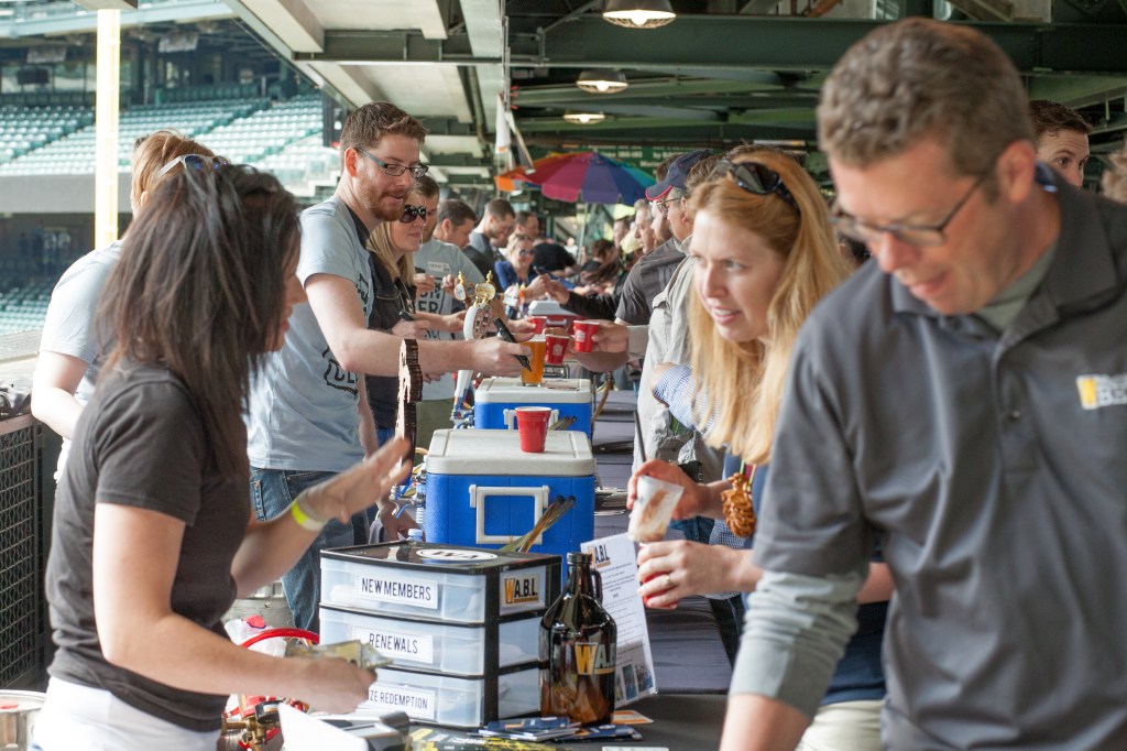 Dozens of vendors gave out samples of beer and food for attendees of Saturday's Beer and Bacon Classic.