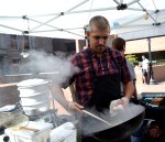 Top: Wiley Frank at Little Uncle.Bottom: Malaysian food stand Kedai Makan.
