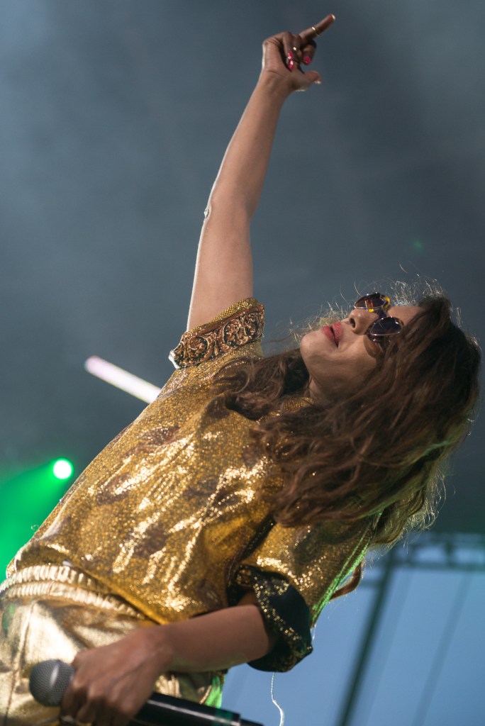 Even though M.I.A. wasn’t the last main stage band of the night,