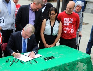 "Come on up everyody, even if you were an activist who pressured