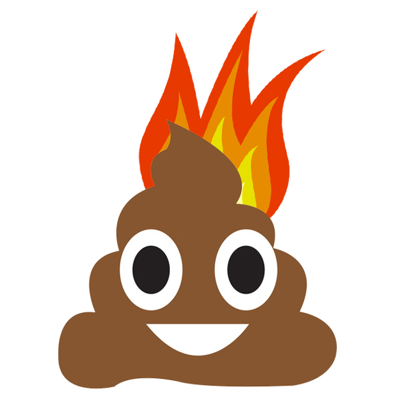 If you can't flush, flame is one way to get rid of