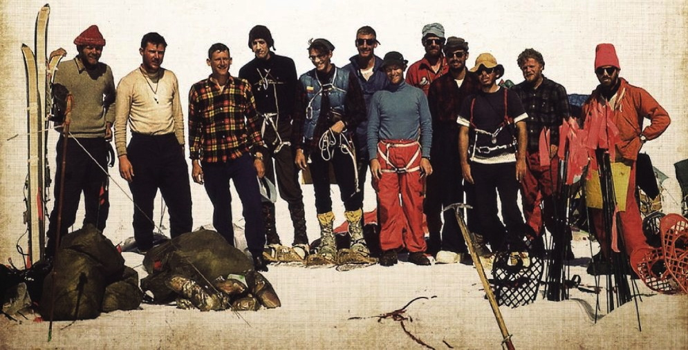 Members of the ill-fated Wilcox Expedition.Howard Snyder/Dutton