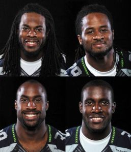 Above: Richard Sherman wants Earl Thomas, Kam Chancellor and Brandon Browner on
