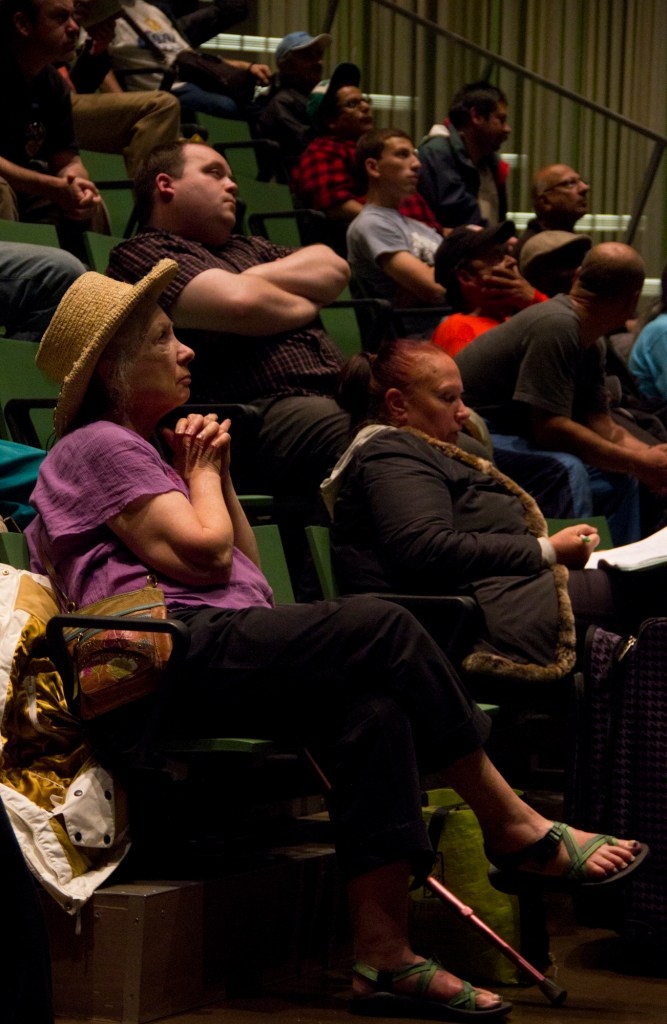 Seattle Public Library's public viewing of the FIFA World Cup match between the U.S. and Ghana.