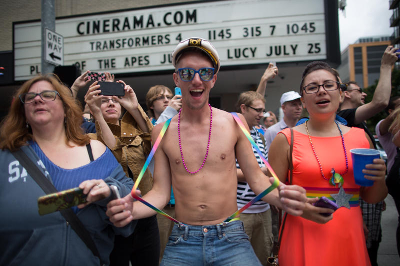 All photos by Jeremy Dwyer-LindgrenThe colors came out on Sunday as the