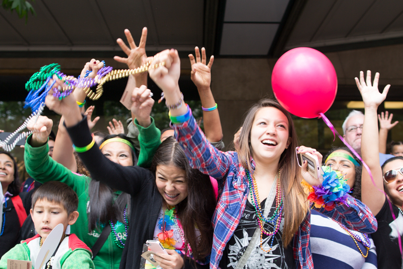 All photos by Jeremy Dwyer-LindgrenThe colors came out on Sunday as the