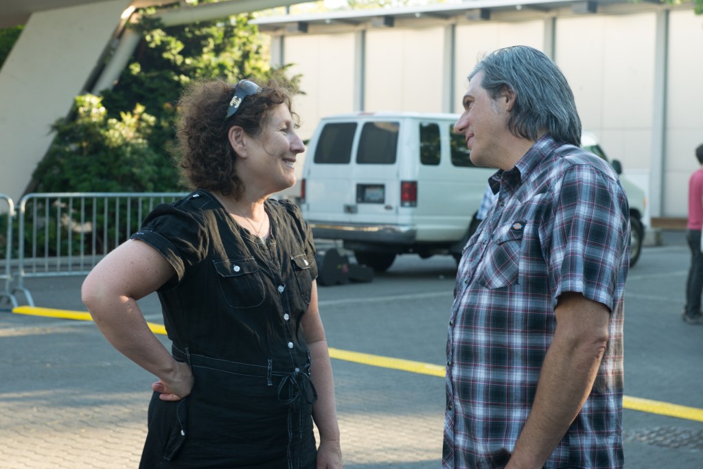 Several DJs came out to chat and thank Seattle for all their support including Cheryl Waters.