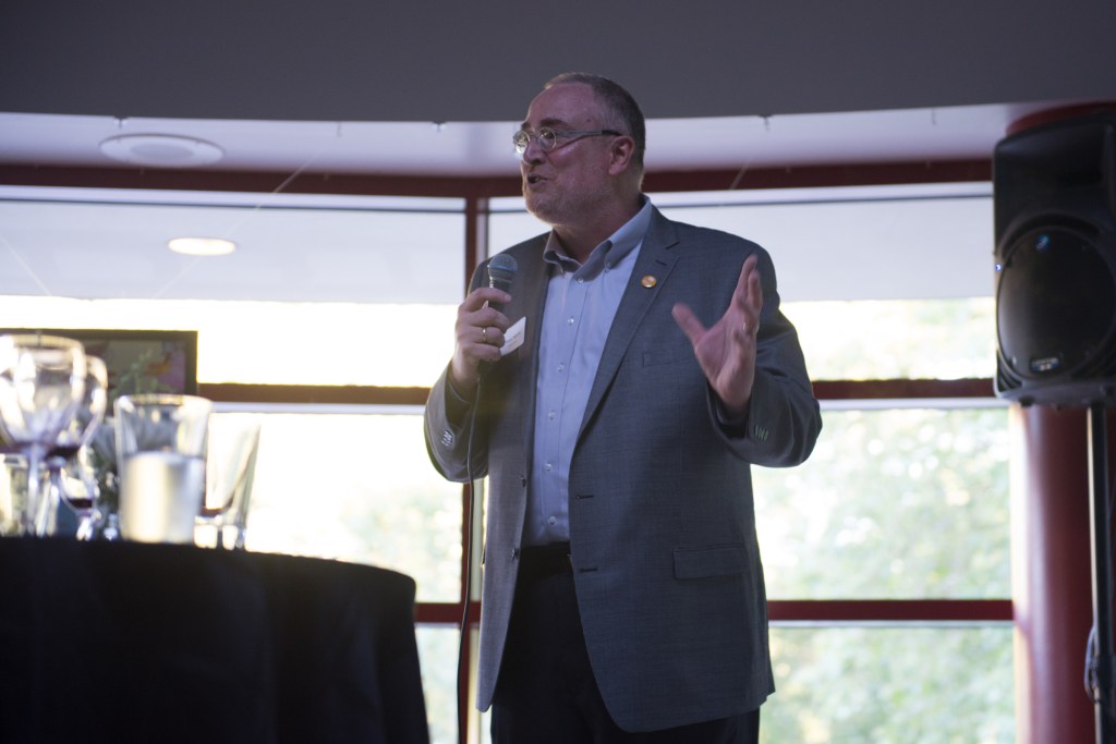 KEXP station director Tom Mara also showed his appreciation for the city of Seattle and their role in the future of KEXP