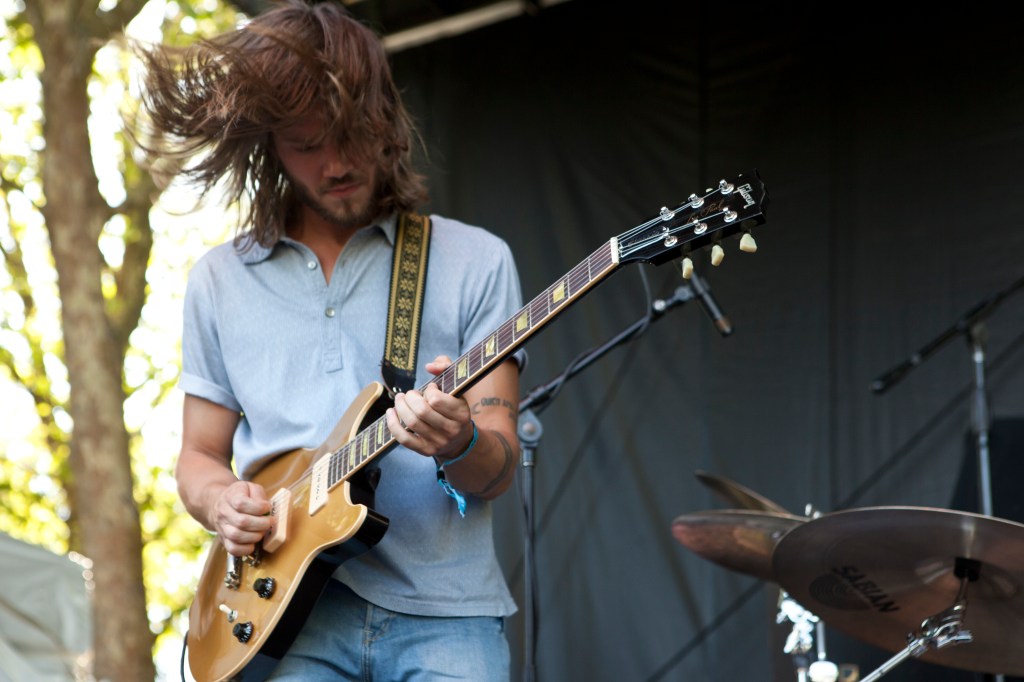  Pantsless partiers photo by Anna EricksonOn Saturday, Chivefest made its debut appearance