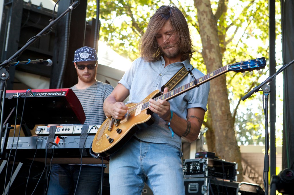  Pantsless partiers photo by Anna EricksonOn Saturday, Chivefest made its debut appearance