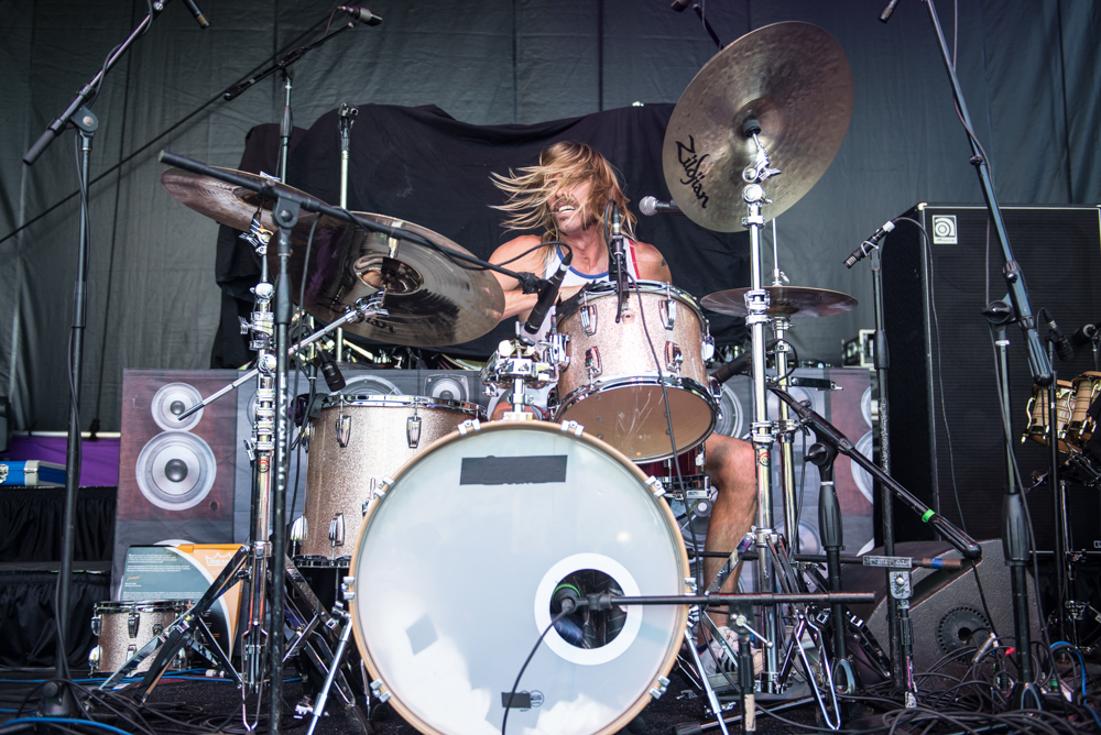  Pantsless partiers photo by Anna EricksonOn Saturday, Chivefest made its debut appearance