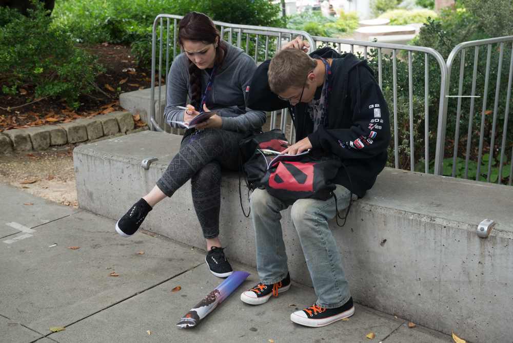 As you can see, with smoking salmon at the festival, Bite was