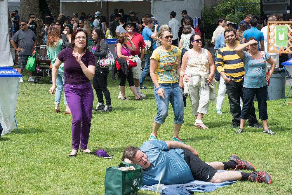 Dancing was definitely in order as oldies covers echoed across the lawn