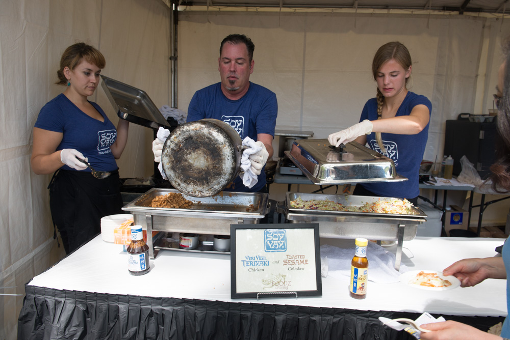  As you can see, with smoking salmon at the festival, Bite was