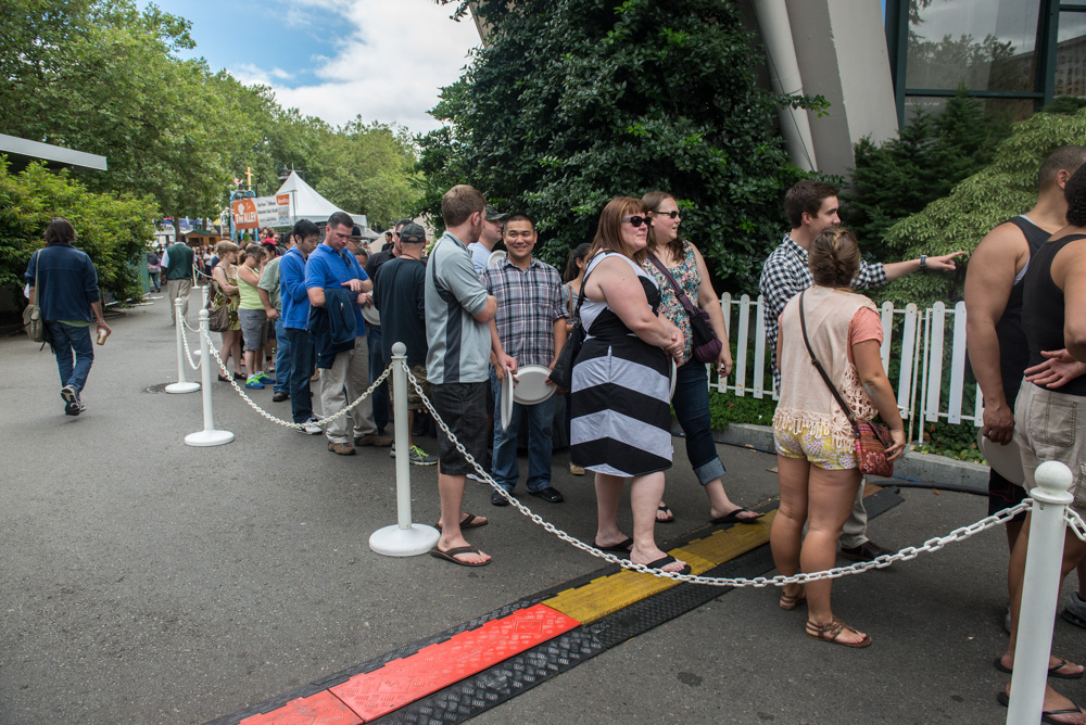  As you can see, with smoking salmon at the festival, Bite was