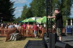 Grynch added a hip hop flare to the afternoon getting those sweaty fest-goers on their feet and arms in the air.