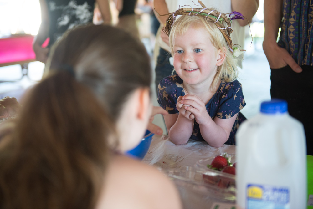Kids crafts and science projects were put together by Timber "camp counselors" on Saturday morning. Kids and adults alike had a great time.