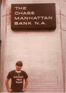 After prison, Wojtowicz at the scene of the crime.