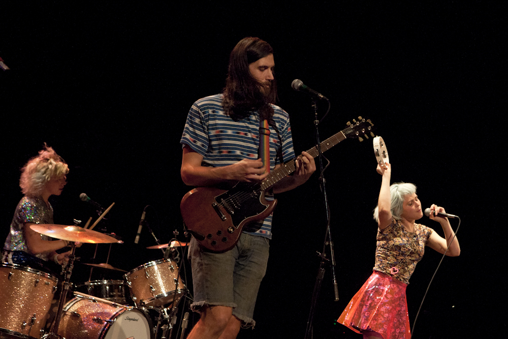 Tacocat was a great local pairing for Haim, having a ball through the whole performance. Photo by Anna Erickson