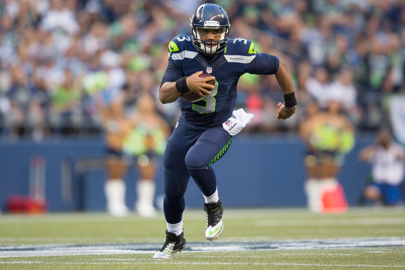 But he really made his mark rushing for 31 yards, including two touchdowns.