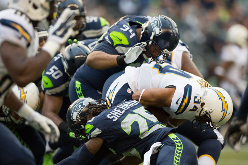 They held the Chargers rush to only 78 yards.