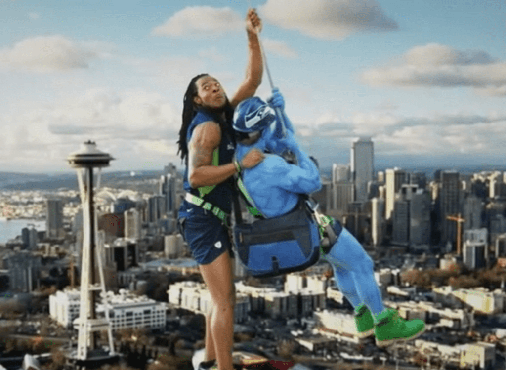 I didn't catch that ball on my own, I did it as part of a team. Thanks Richard Sherman.