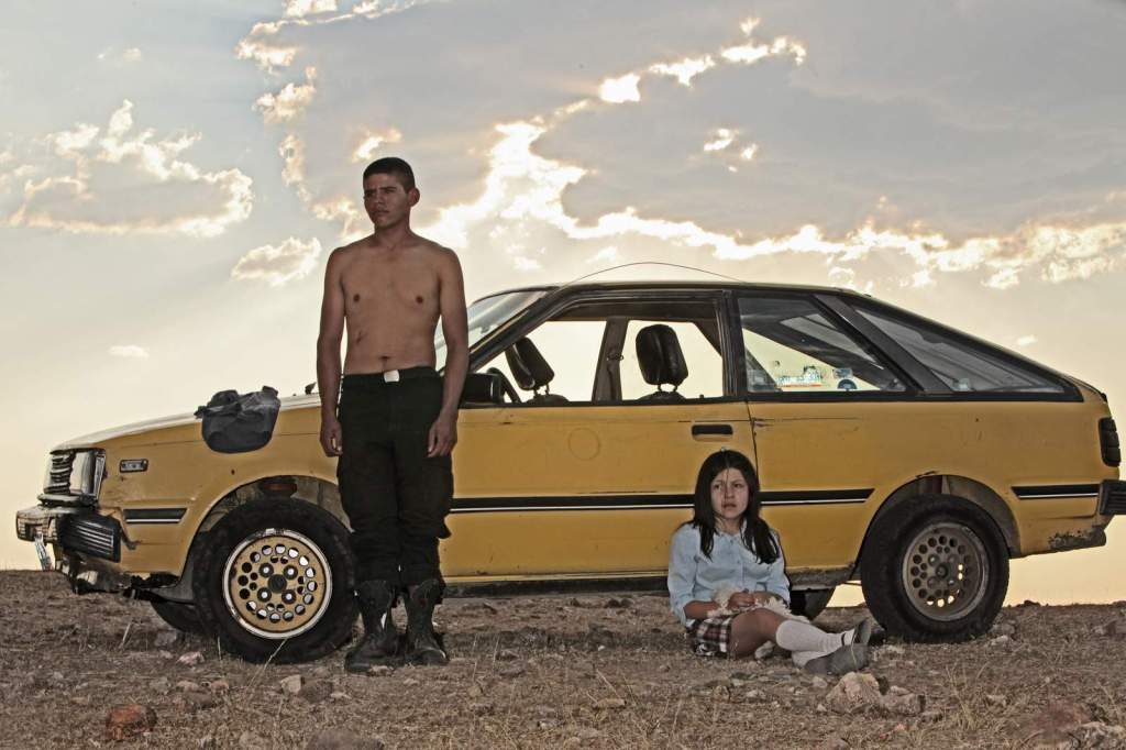 Lovers on the run: Palacios and Vergara.Outsider Pictures