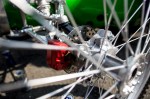 ...to disc brakes.