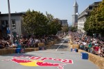 Seattle's Yesler Way was transformed on Sunday from a normal street into one, giant downhill soapbox derby track.