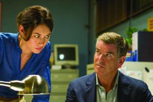 The name is Devereaux, Peter Devereaux. Kurylenko and Brosnan.Aleksandar Letic/Relativity Media