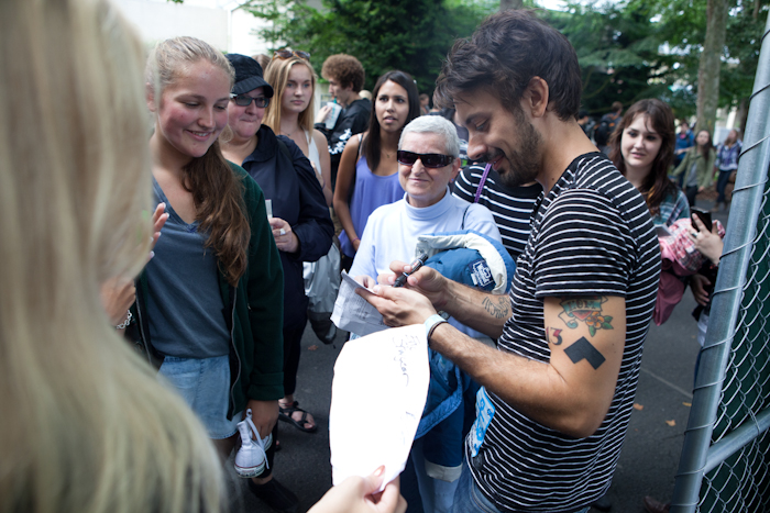 The Lonely Forest play their last ever performance to a huge crowd taking in every last moment. Photo by Anna Erickson