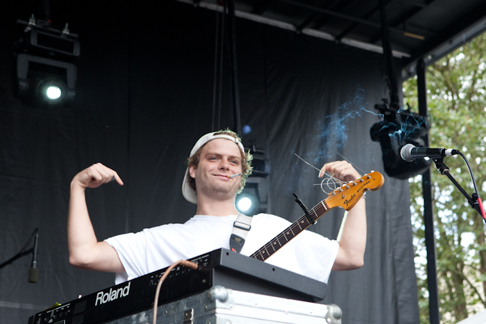 Mac DeMarco makin' everybody swoon at Bumbershoot 2014. Photo by Anna Erickson