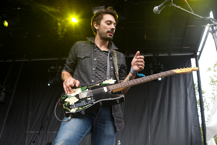 The Lonely Forest play their last ever performance to a huge crowd taking in every last moment. Photo by Anna Erickson