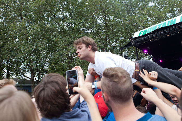 Mac DeMarco makin' everybody swoon at Bumbershoot 2014. Photo by Anna Erickson