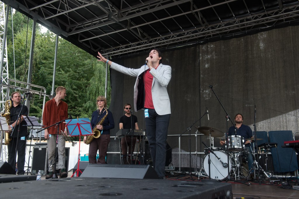 Along with his fantastic music, Eric Anderson of Cataldo has a little sway to his hips and a glint in his eye when he performs that you can't help but love. Photo by Morgen Schuler