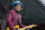 Elvis Costello, as ever, was in top form for his main stage performance. Goofy to the end and talent to spare. Photo by Morgen Schuler