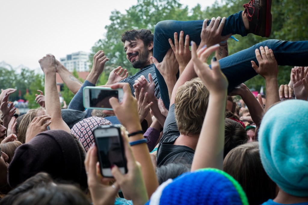 The Lonely Forest play their last ever performance to a huge crowd taking in every last moment. Photo by Morgen Schuler