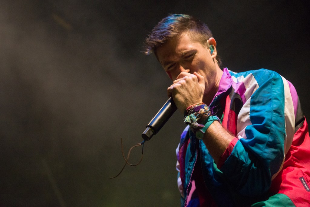 Walk the Moon was the highest energy show of the night, hopping around the stage and all smiles. Photo by Morgen Schuler