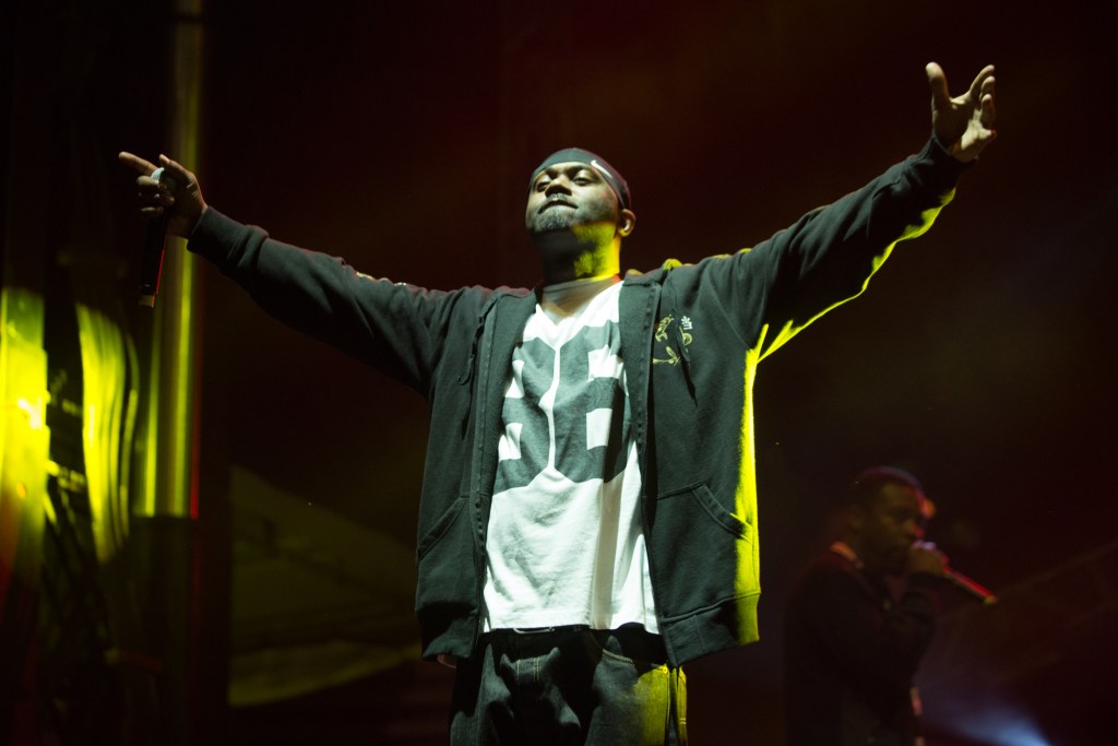 Wu-Tang Clan had an enormous crowd in the outdoor main stage chanting their name long before showtime. So much talent on one stage. Photo by Morgen Schuler