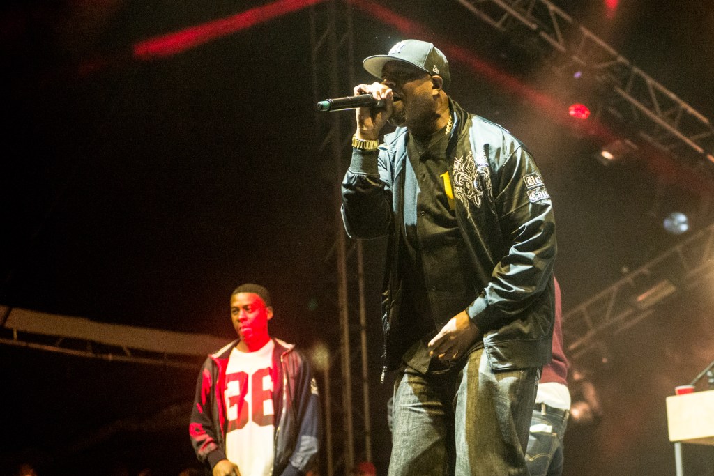 Wu-Tang Clan had an enormous crowd in the outdoor main stage chanting their name long before showtime. So much talent on one stage. Photo by Morgen Schuler