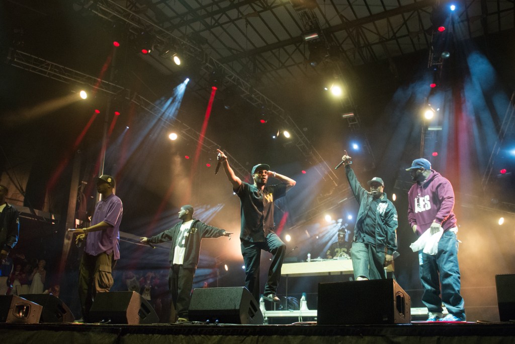Wu-Tang Clan had an enormous crowd in the outdoor main stage chanting their name long before showtime. So much talent on one stage. Photo by Morgen Schuler