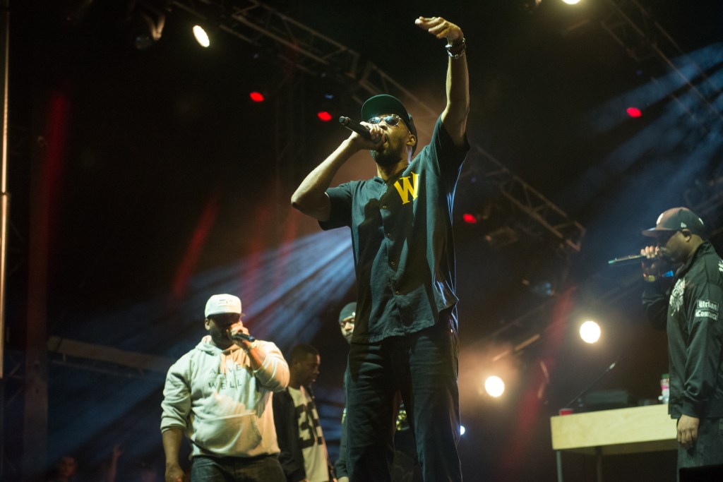 Wu-Tang Clan had an enormous crowd in the outdoor main stage chanting their name long before showtime. So much talent on one stage. Photo by Morgen Schuler
