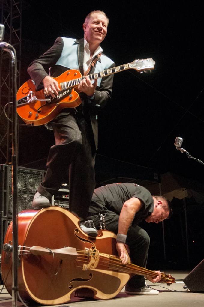 Reverend Horton Heat knows how to put on a show. What a great way to end the festival. Photo by Morgen Schuler