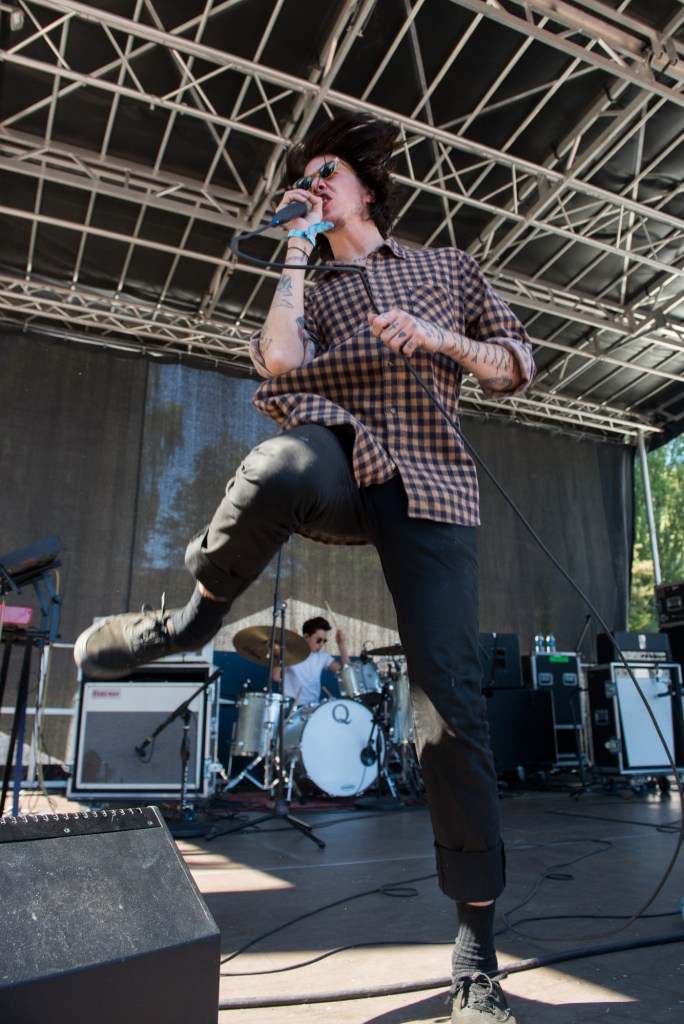 Bad Things and their rockstar/athletic star guitarist Shaun White. You know, that guy that won olympic medals for snowboarding. Photo by Morgen Schuler