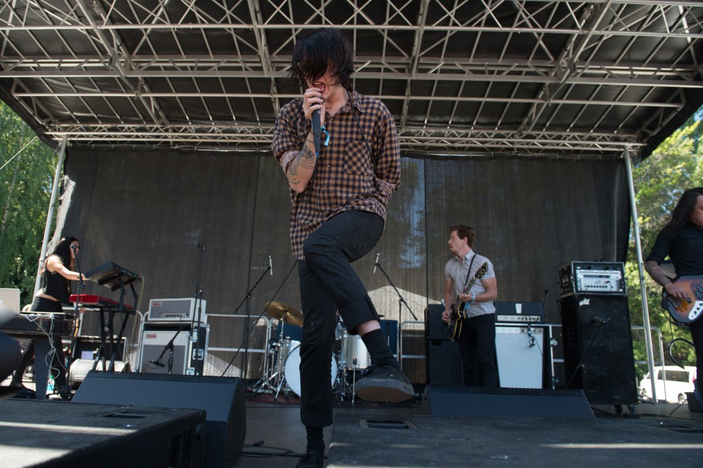 Bad Things and their rockstar/athletic star guitarist Shaun White. You know, that guy that won olympic medals for snowboarding. Photo by Morgen Schuler