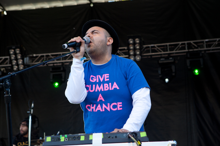 Mexican Institute of Sound pumped up the crowd with their latin electronic beats. Photo by Anna Erickson