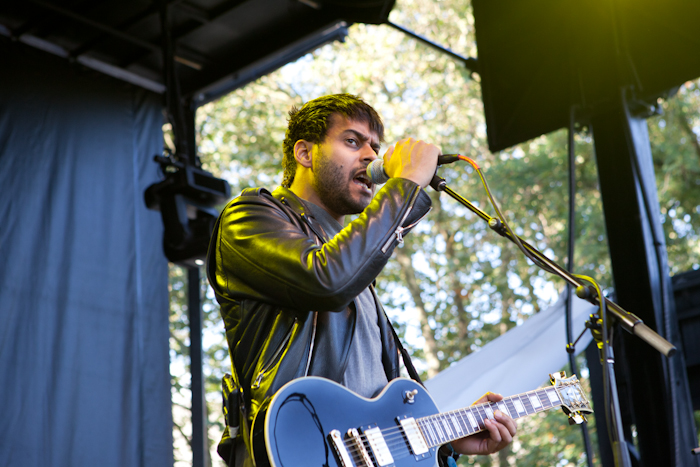 The crowd swooned over Twin Shadow's romantic rock ballads. Photo by Anna Erickson